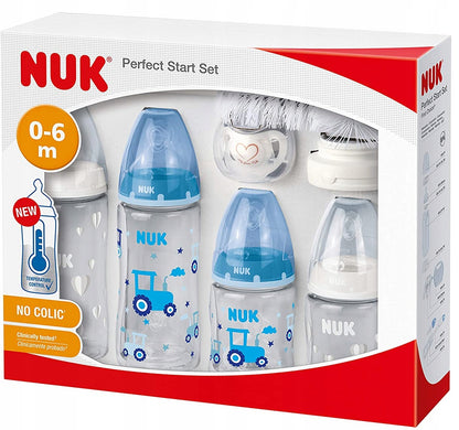 NUK štartovacia sada Perfect Start anti-colic KONTROLA TEPLOTY