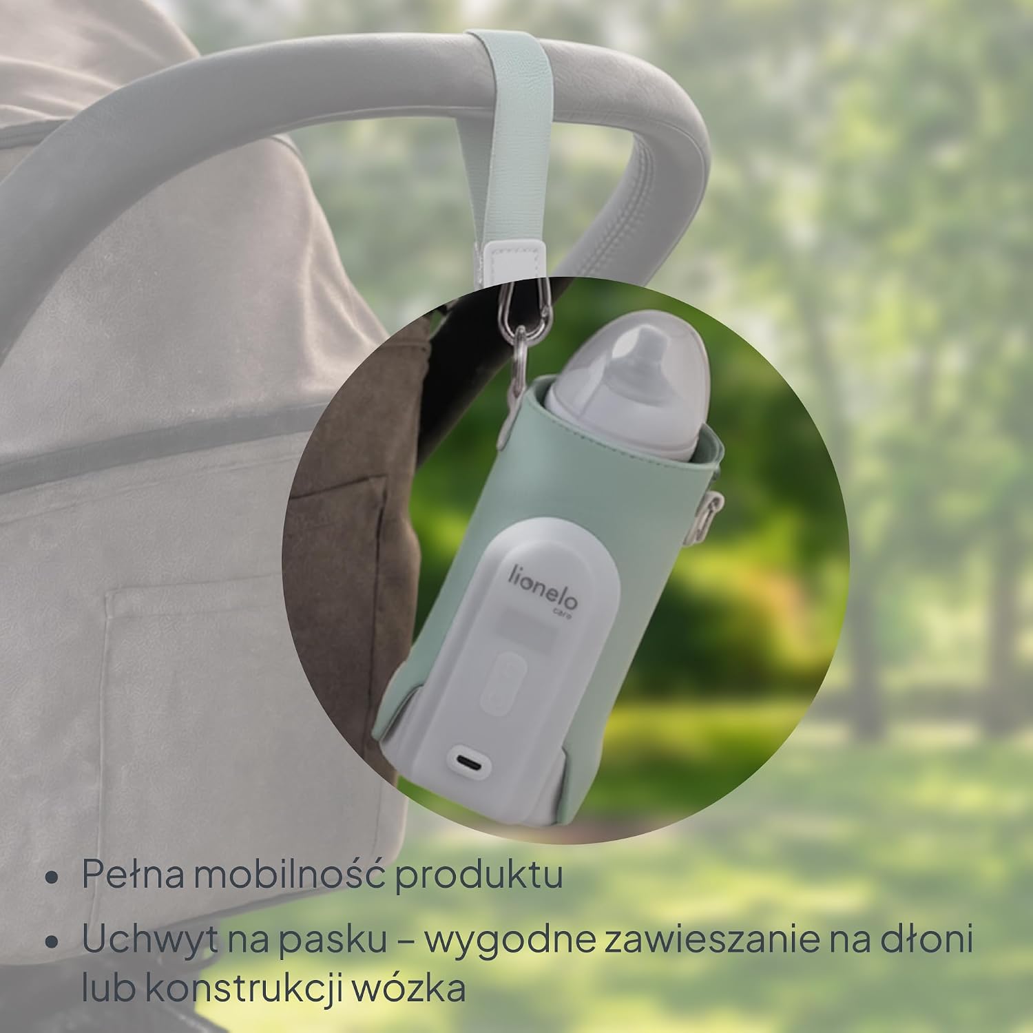LIONELO Thermup Go Evo portable bottle warmer