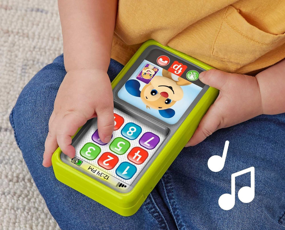 FISHER-PRICE interactive SMARTPHONE, 75 songs, phrases and sounds, ENGLISH LANGUAGE