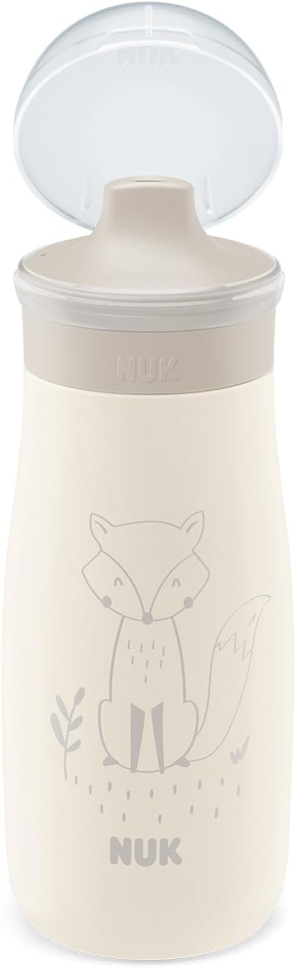 NUK Mini-Me Sip ατσάλινο μπουκάλι με σκληρό στόμιο 300 ml 9+ μηνών LIS