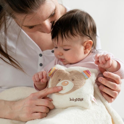 Fehn Rainbow Teddy θερμοφόρα με κουκούτσια κερασιού 16 cm