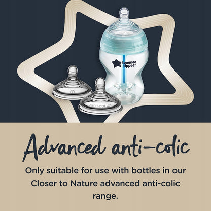 TOMMEE TIPPEE Θηλές ADVANCED ANTI-COLIC 3m+ x2