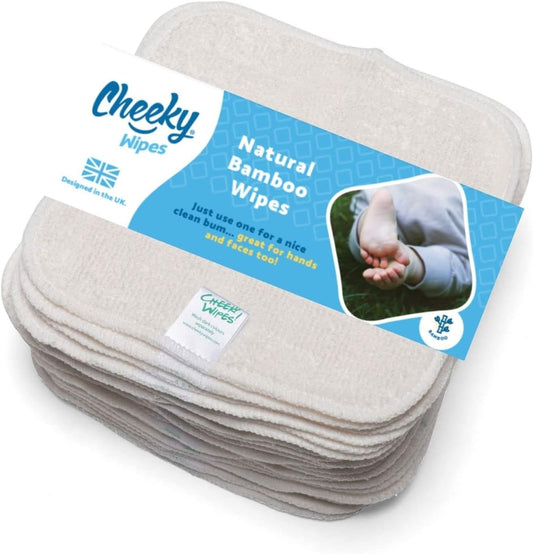 CHEEKY bamboe luiers 15 cm x 15 cm x 22 stuks