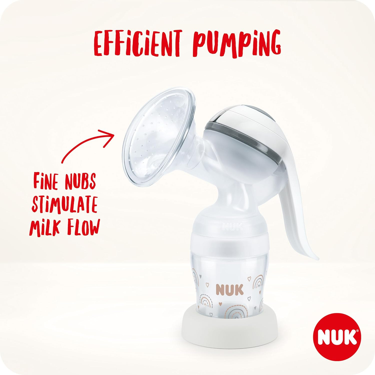 NUK laktator ręczny + butelki Perfect Match 150ml zestaw
