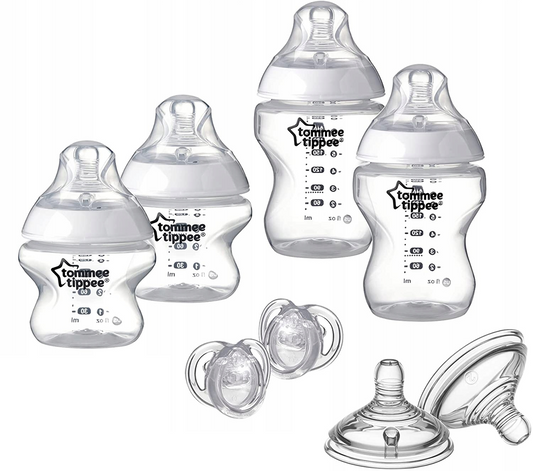 TOMMEE TIPPEE set iniziale biberon, tettarelle 8 pezzi