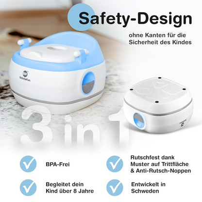 BABYBEFUN 3w1 nocnik nakładka podnóżek