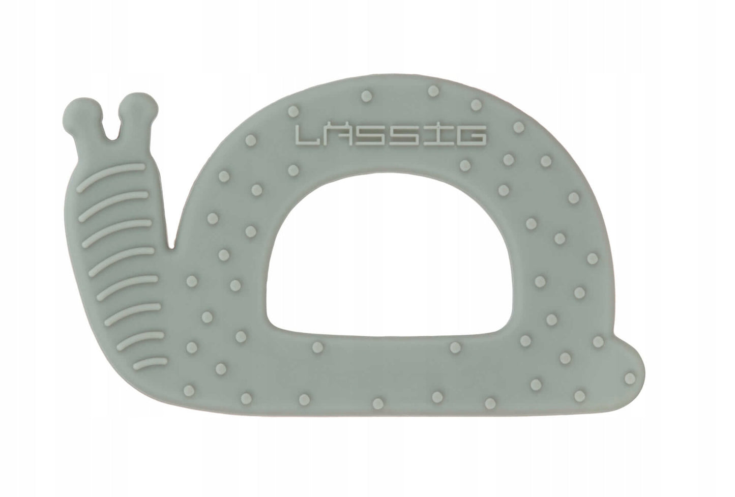 LASSIG silikonowy gryzak 6 x 11 cm ŚLIMAK