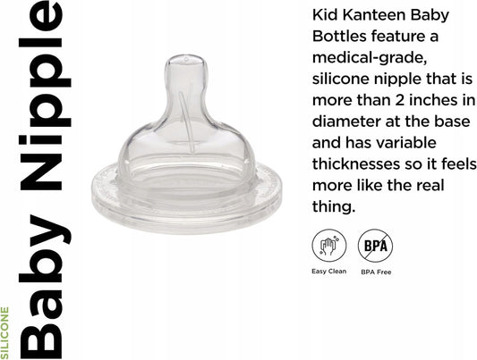 KID KANTEEN θηλές μπιμπερό x2 μεσαία ροή