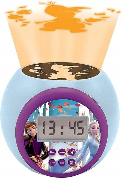 LEXIBOOK Frozen προβολέας 3 χρωμάτων και ξυπνητήρι με οθόνη LCD