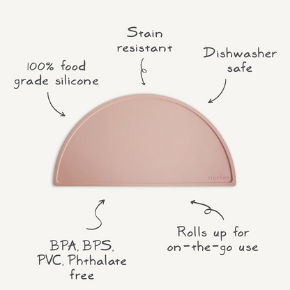 MUSHIE podkładka silikonowa mata pod talerz