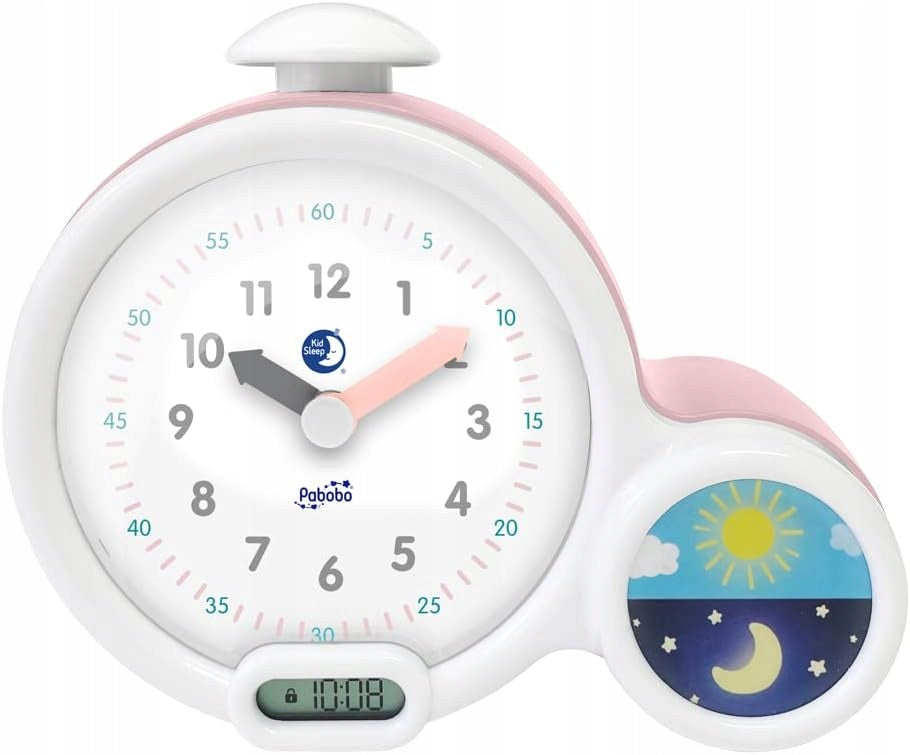 PABOBO Kid'Sleep CEAS DEȘTEPTĂTOR EDUCATIV roz