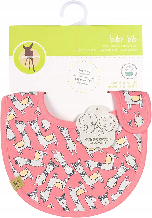 LASSIG bavetă din bumbac cu scai 0-12 luni ORGANIC
