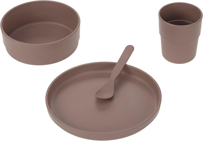 LASSIG set de veselă fără melamină Choco
