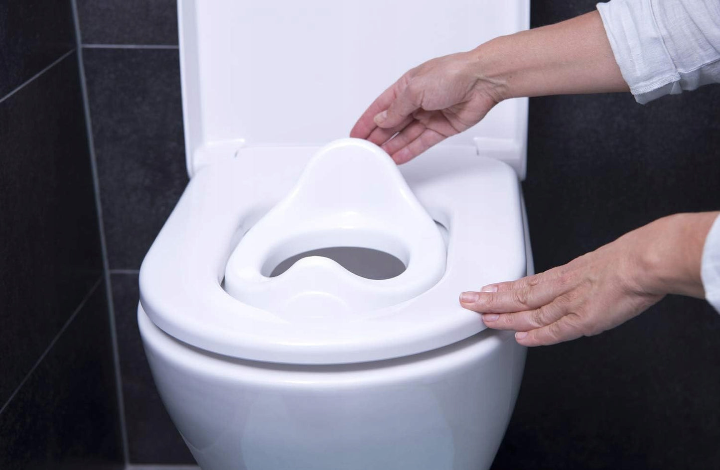 ROTHO Bella Bambina reductor pentru toaletă, 24 luni+, gri