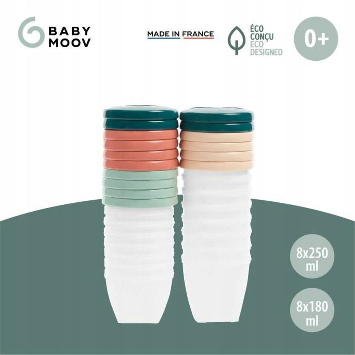 BABYMOOV Babybols boluri și recipiente, 16 elemente