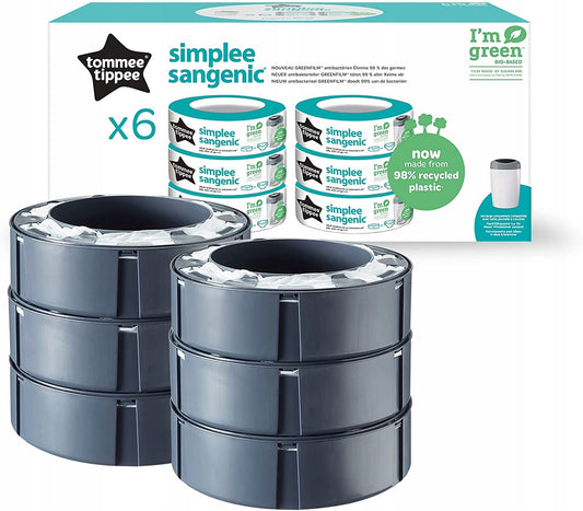 TOMMEE TIPPEE rezerve SIMPLEE SANGENIC x6