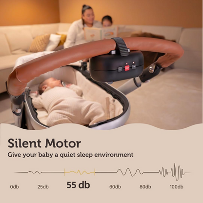 ZAZU Baby Rocker μηχανισμός λικνίσματος καροτσιού με νανούρισμα και Cry Sensor