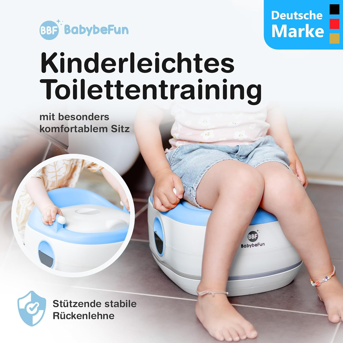 BABYBEFUN 3w1 nocnik nakładka podnóżek