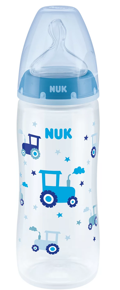 NUK First Choice+ 0-6 μ. ΜΠΟΥΚΑΛΙ 300 ml ένδειξη θερμοκρασίας