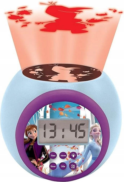 LEXIBOOK Frozen προβολέας 3 χρωμάτων και ξυπνητήρι με οθόνη LCD