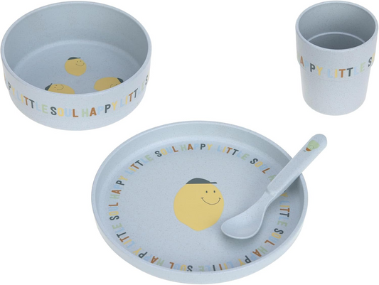 LASSIG conjunto de loiça sem melamina Happy Fruits Lemon