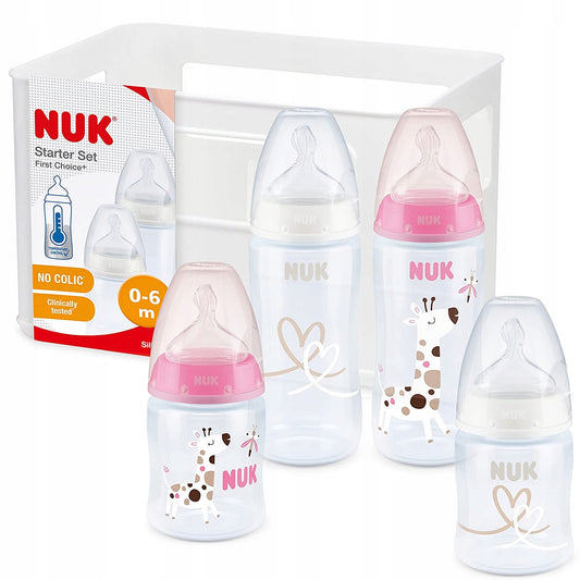 NUK sada NO COLIC 4 lahvičky košík KONTROLA TEPLOTY