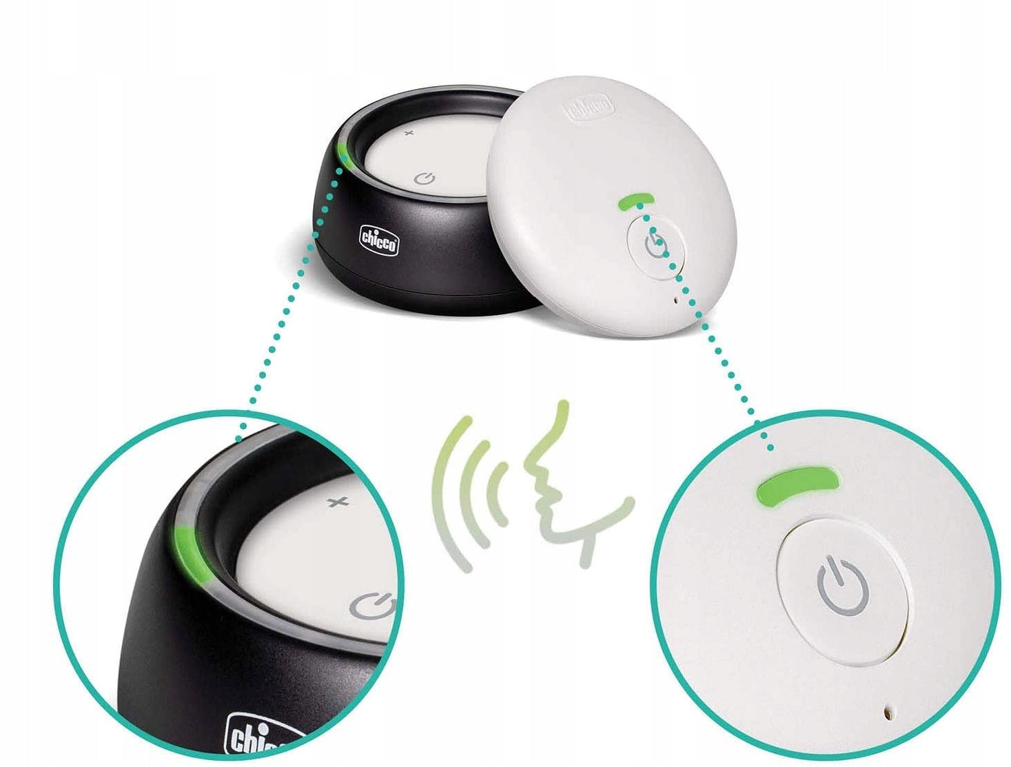 CHICCO audio cyfrowa niania elektroniczna DECT