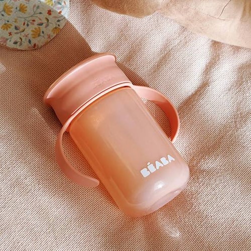 Béaba εκπαιδευτικό ποτηράκι 360 pink 340 ml 12m+