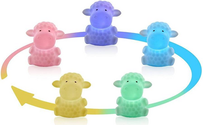 MINILAND Night Sheep νυχτερινό φωτιστικό LED 5 χρώματα 12,5 cm