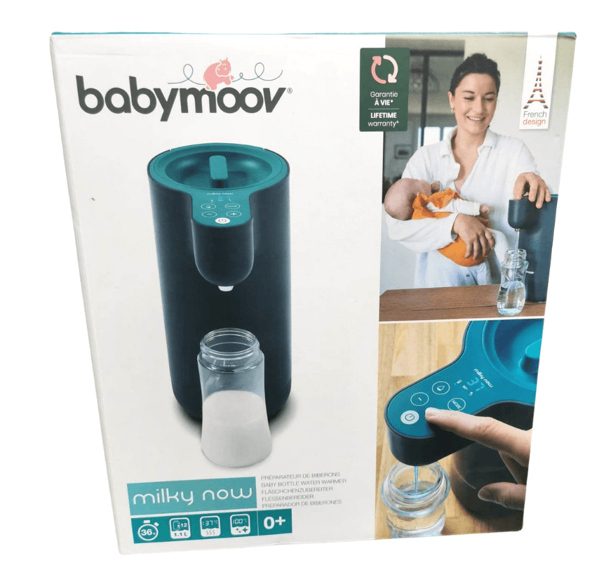 BABYMOOV ekspres do mleka MILKY NOW podgrzewacz do wody dla niemowląt, szaro-morski, 0+