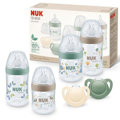 NUK for Nature Perfect Start σετ μπιμπερό και πιπίλες 0–6 μηνών – εικόνα 1