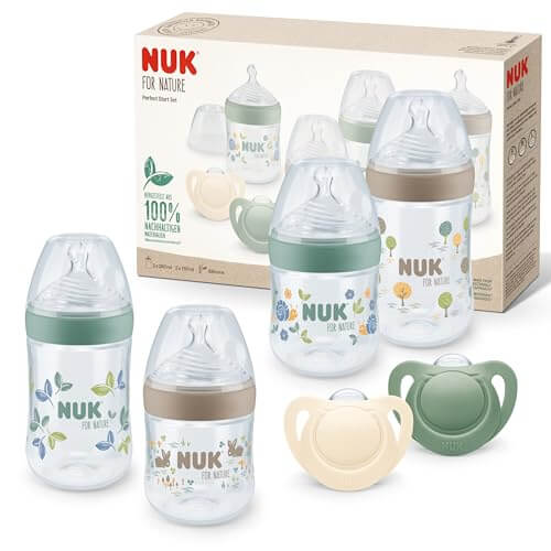 NUK for Nature Perfect Start σετ μπιμπερό και πιπίλες 0–6 μηνών – εικόνα 1