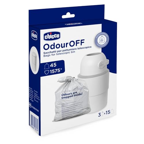 Chicco Odour Off σακούλες για κάδο πάνας 3x 15