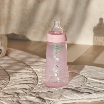 MAM Easy Active bottle set, 2 × 270 ml, age 0+, teat 1, CHERRIES