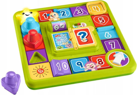 FISHER-PRICE HRB74 tablă de joc interactivă 40 de sunete LIMBA GERMANĂ
