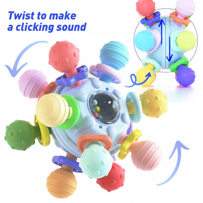 VORENUS Spinning Ballsensory ball teetherage 0 +multicolouredwidth 11 cmmaterials plastic, silicone