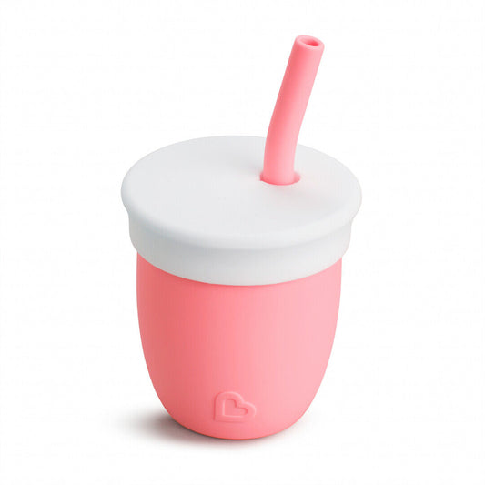 MUNCHKIN C'est Silicone ! gobelet avec paille 6mois+ 120ml