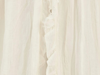 JOLLEIN baldachim na stelaż 245cm ivory VINTAGE, delikatny baldachim do łóżeczka w kolorze ivory