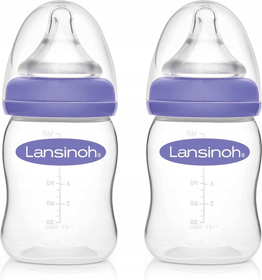 LANSINOH μπιμπερό 160 ml 2 τεμ., θηλές S
