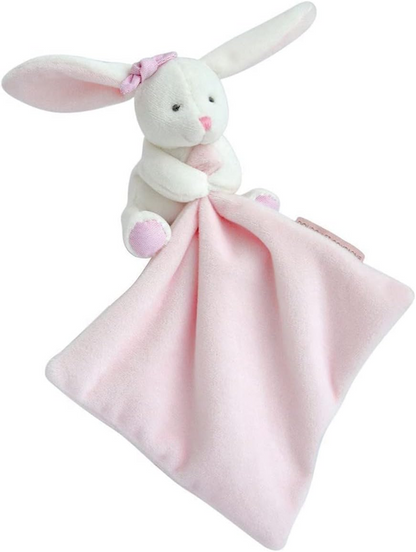 DOUDOU ET COMPAGNIE cuddly rabbit comforter 17 x 17 cm
