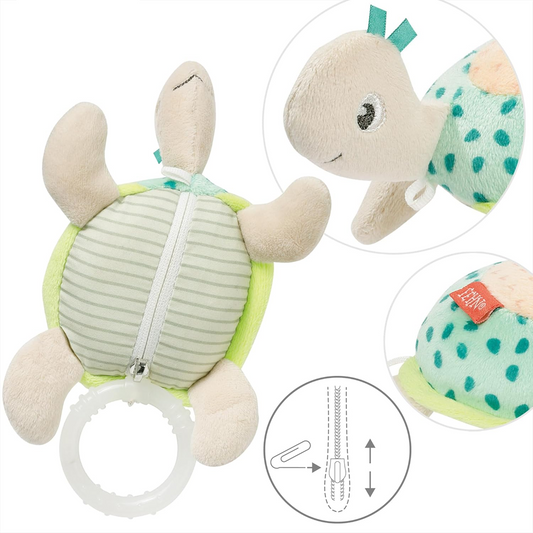 FEHN peluche con caja de música TORTUGA 16 cm