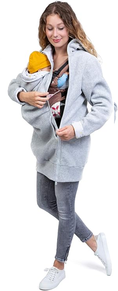 VIVA LA MAMA fleece baby-wearing jacket