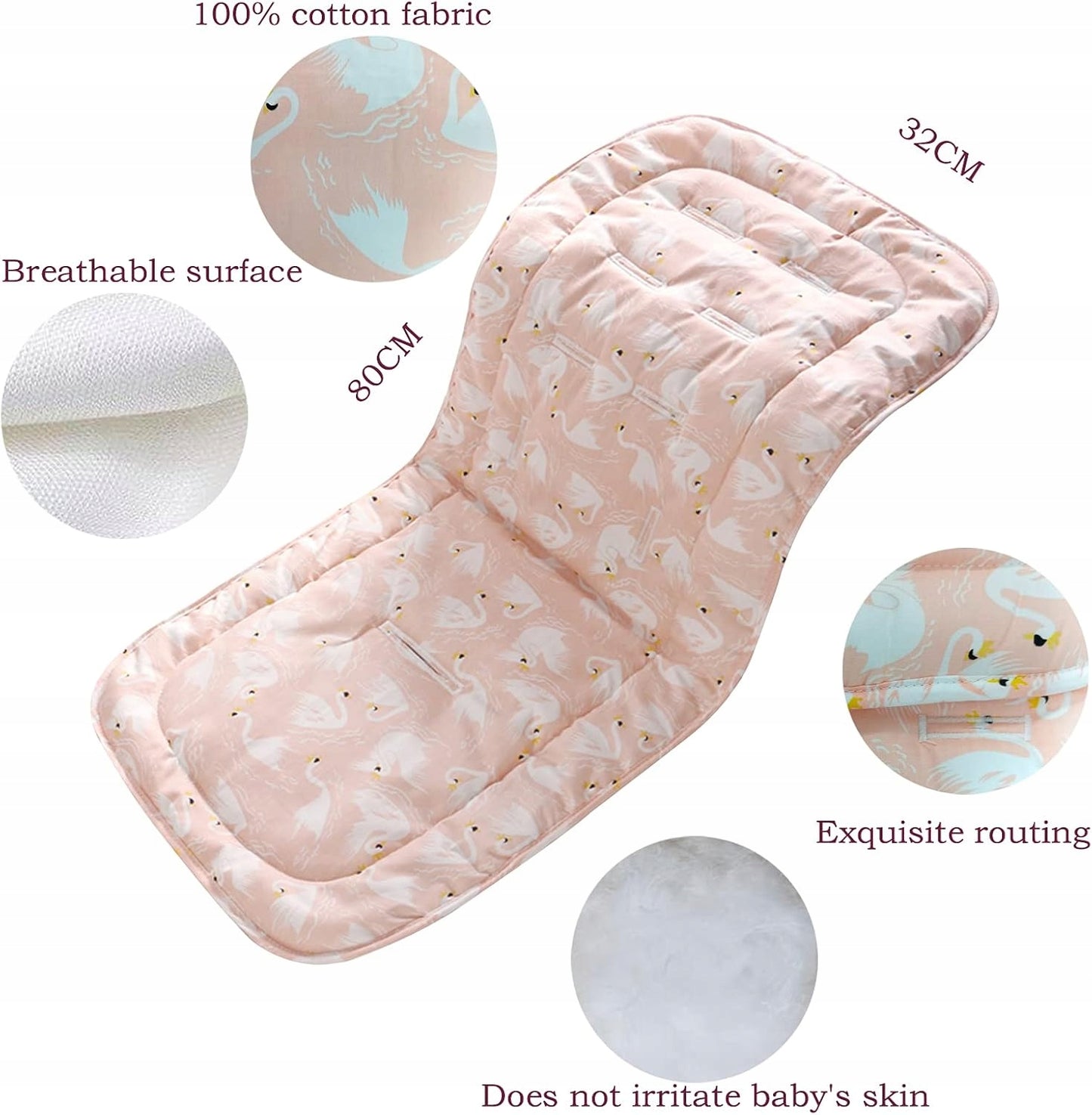 MIRACLE BABY uniwersalna wkładka do wózków spacerowych