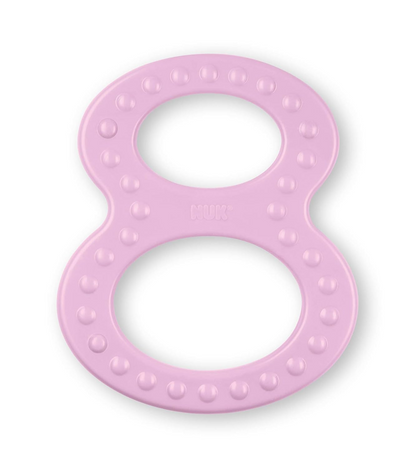 NUK silikonowy gryzak 2 sztuki 6,5 x 8 cm 0 +