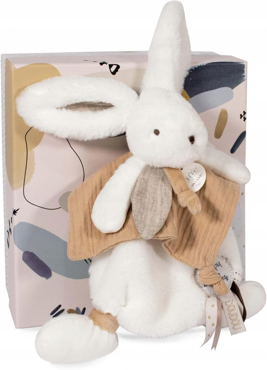 DOUDOU et Compagnie komforter przytulanka KRÓLIK z pomponem 25 cm
