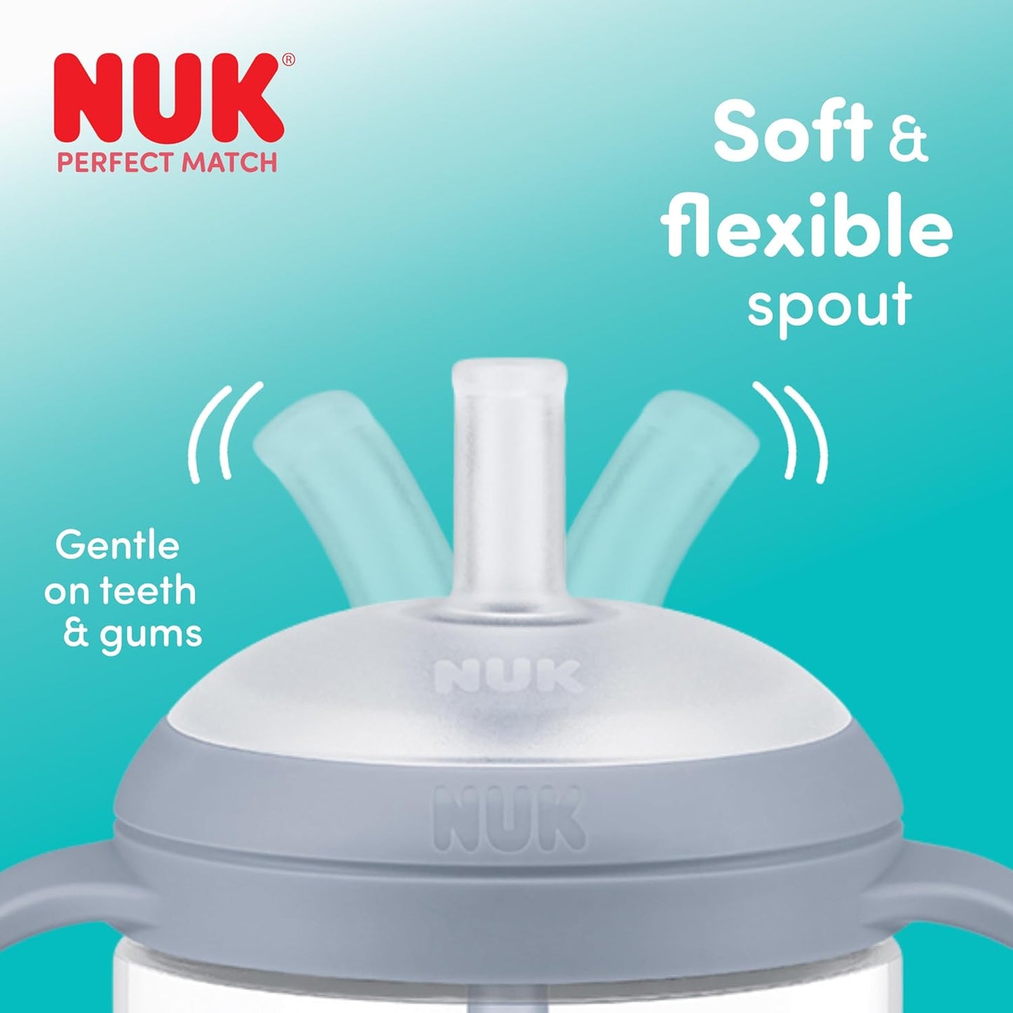 NUK Perfect Match Trinkhalmbecher 260 ml 8m+