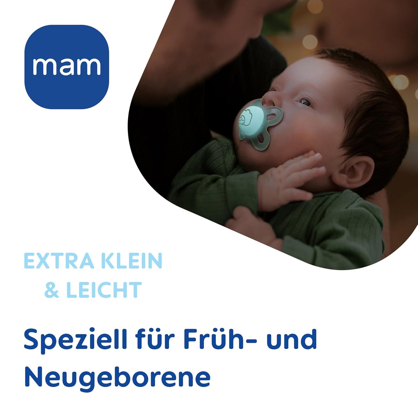 MAM Original Start smoczki uspokajające Day&Night 0-2m x4 ŚWIECĄCE