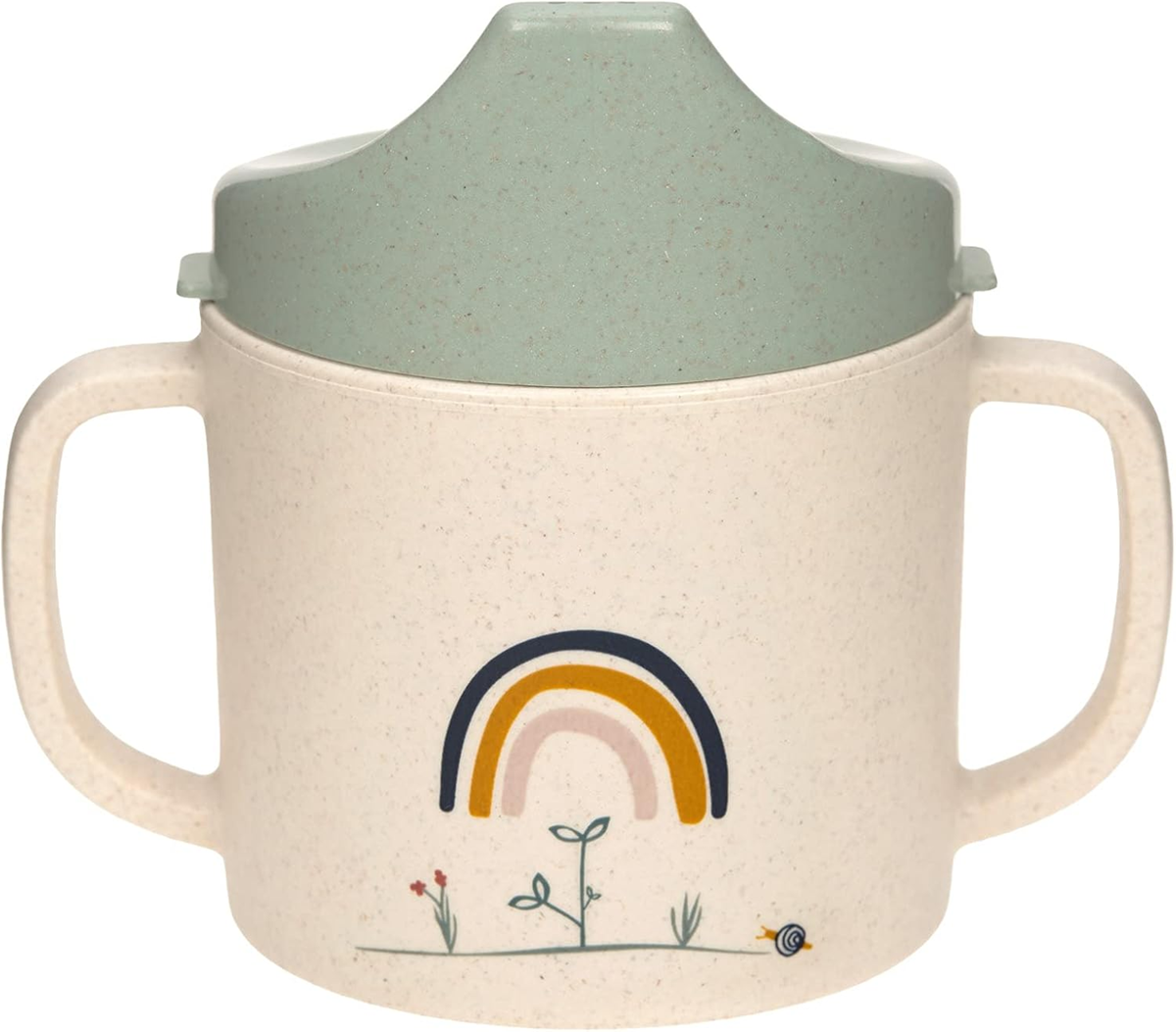 LASSIG Sippy Cup Garden Explorer kubek z ustnikiem 150 ml 6 m+