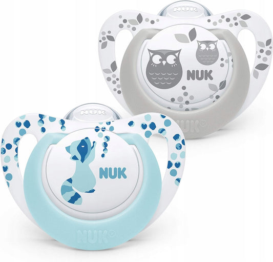NUK Genius Color succhietto calmante x2 18 mesi+