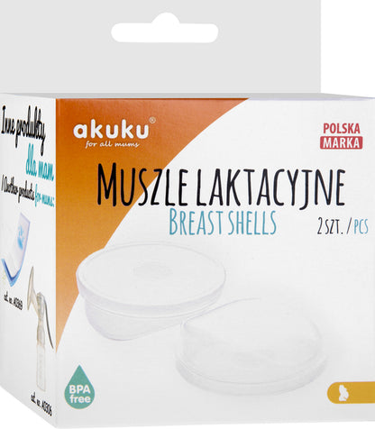AKUKU muszle laktacyjne silikon WIELORAZOWE